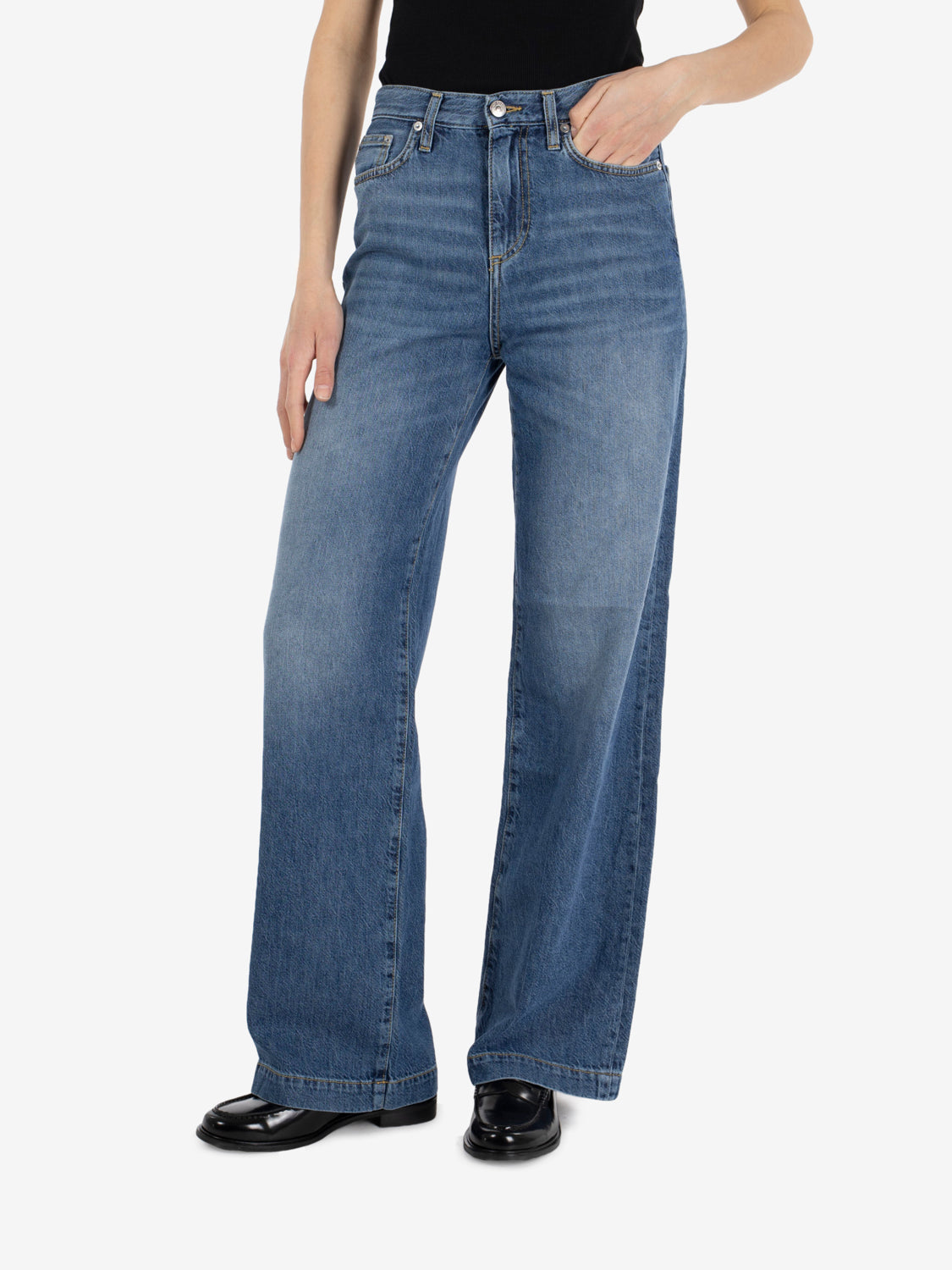 Marta Denim cotton linen lyocell Kir royal
