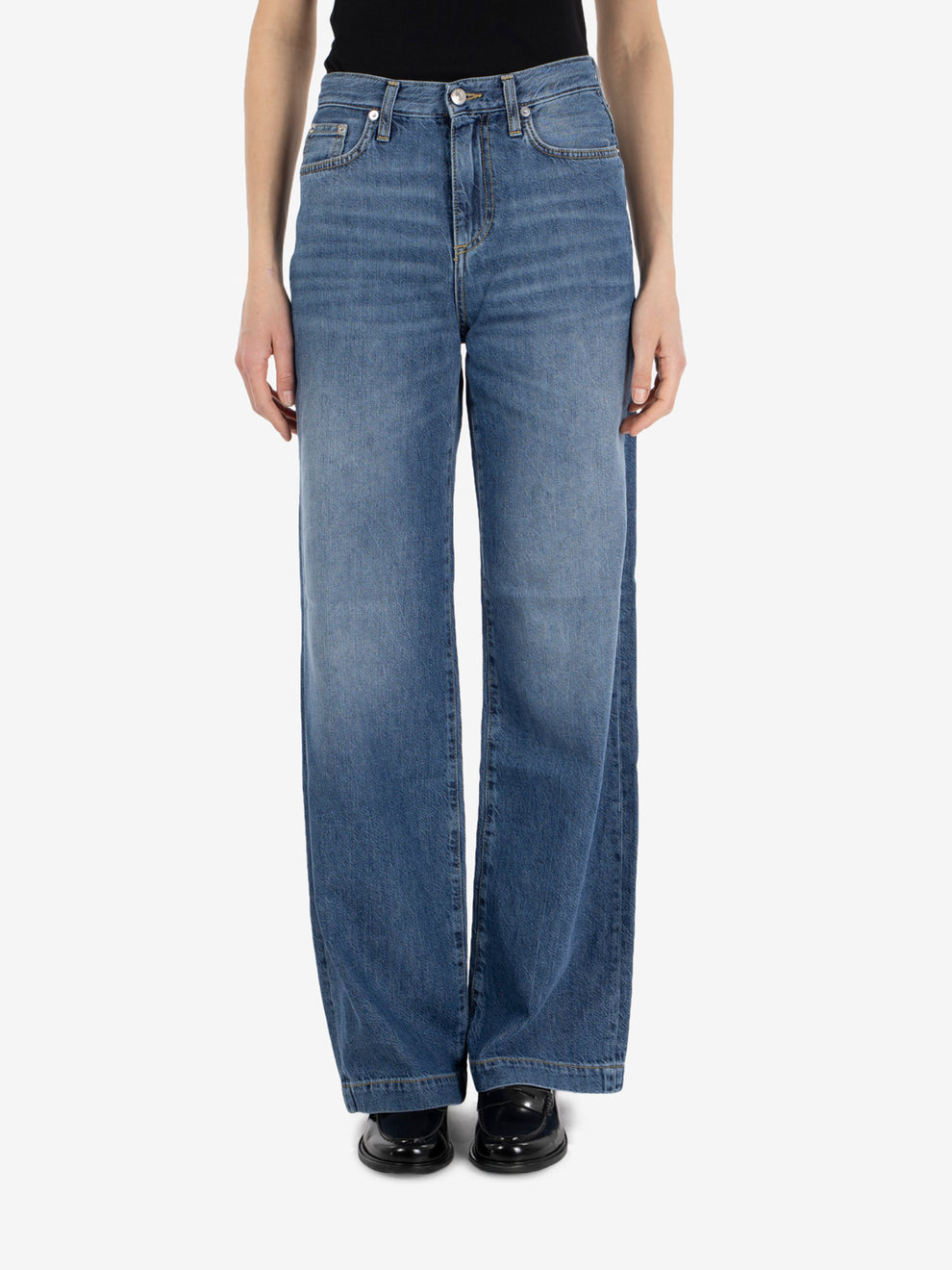 Marta Denim cotton linen lyocell Kir royal