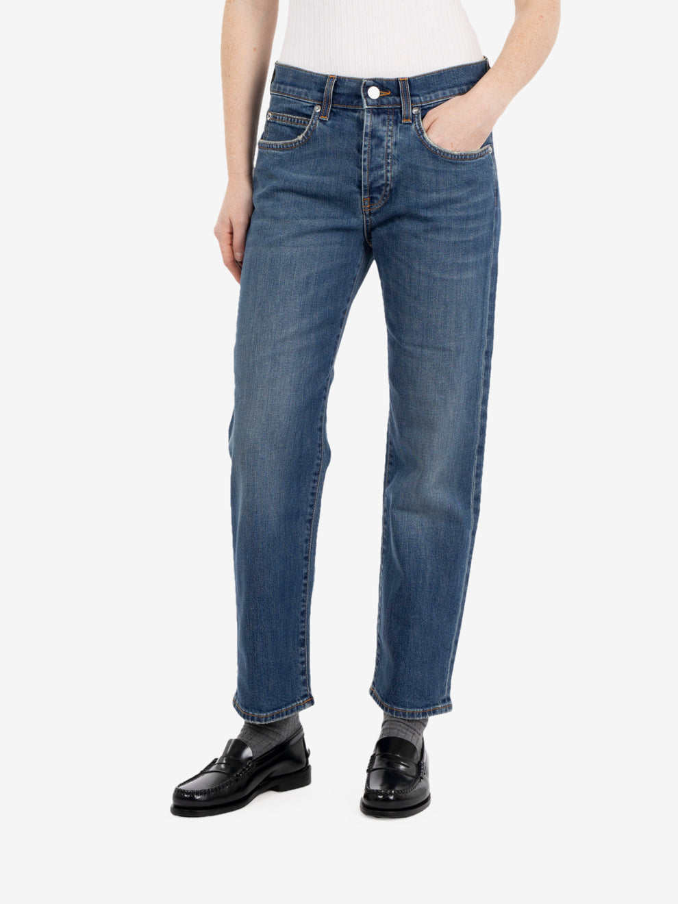 New Oskar denim stone 74 blue
