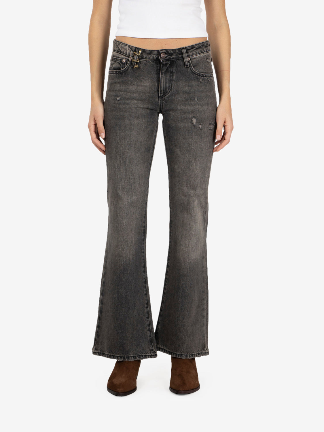 New Roy denim black wood