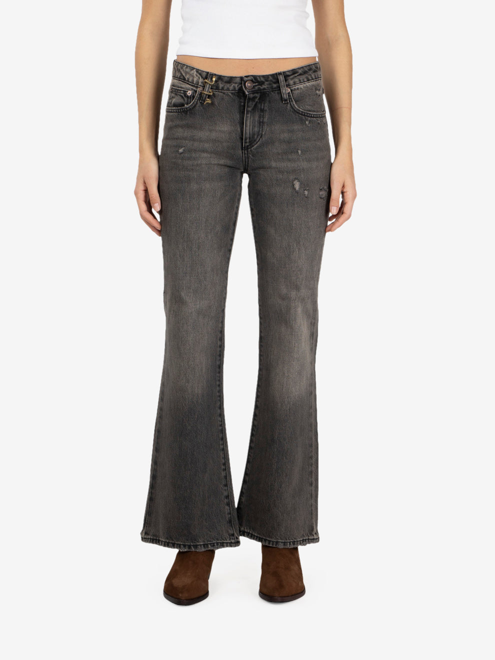 New Roy denim black wood