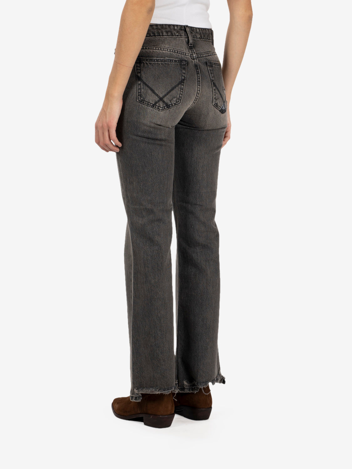 New Roy denim black wood