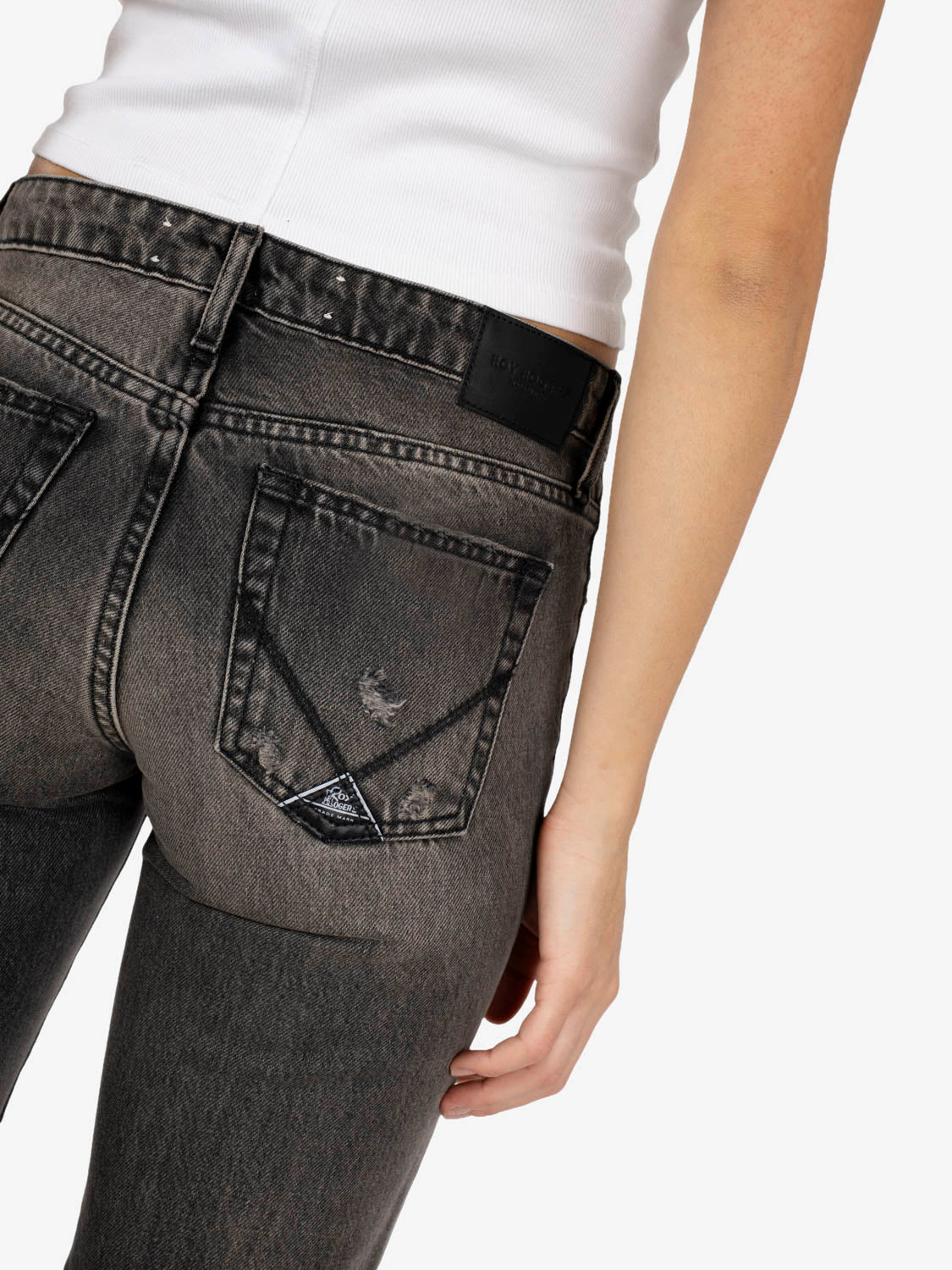 New Roy denim black wood