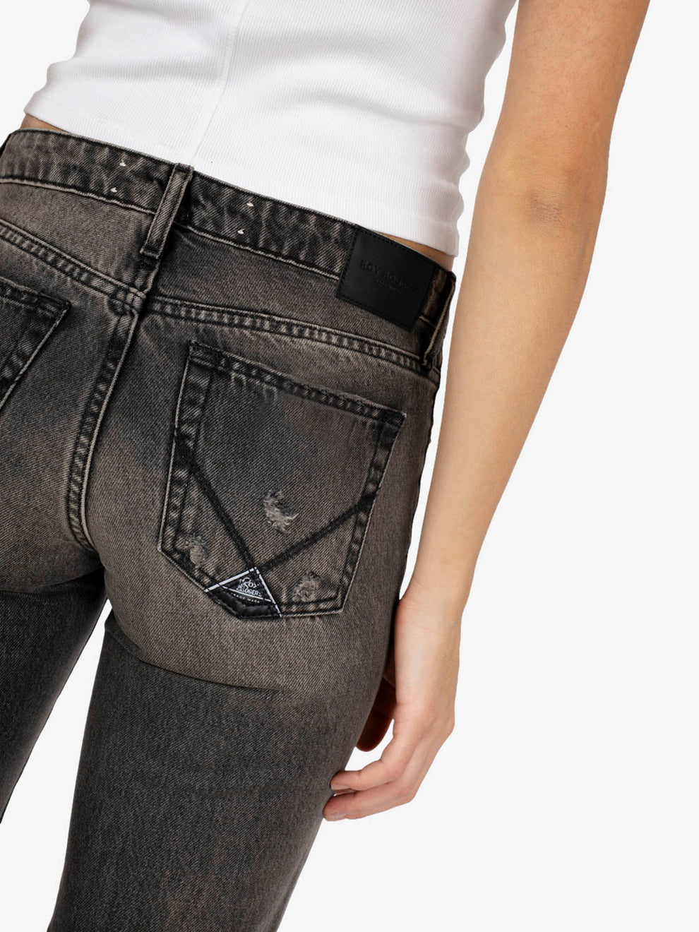 New Roy denim black wood