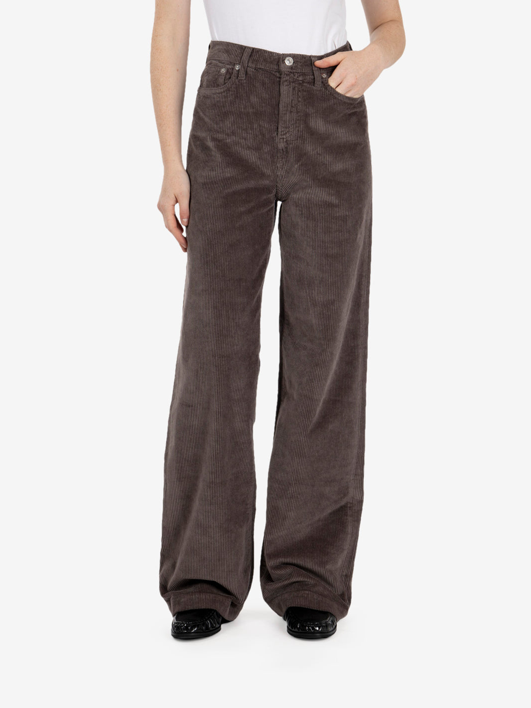 Pantaloni in velluto Marta marroni