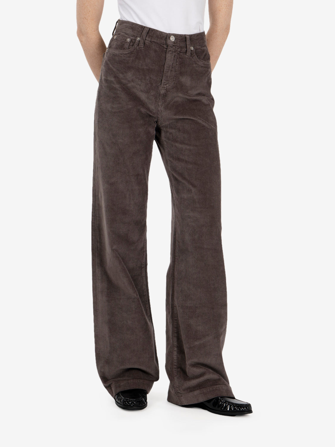 Pantaloni in velluto Marta marroni