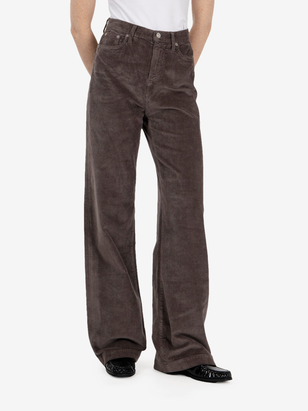 Pantaloni in velluto Marta marroni