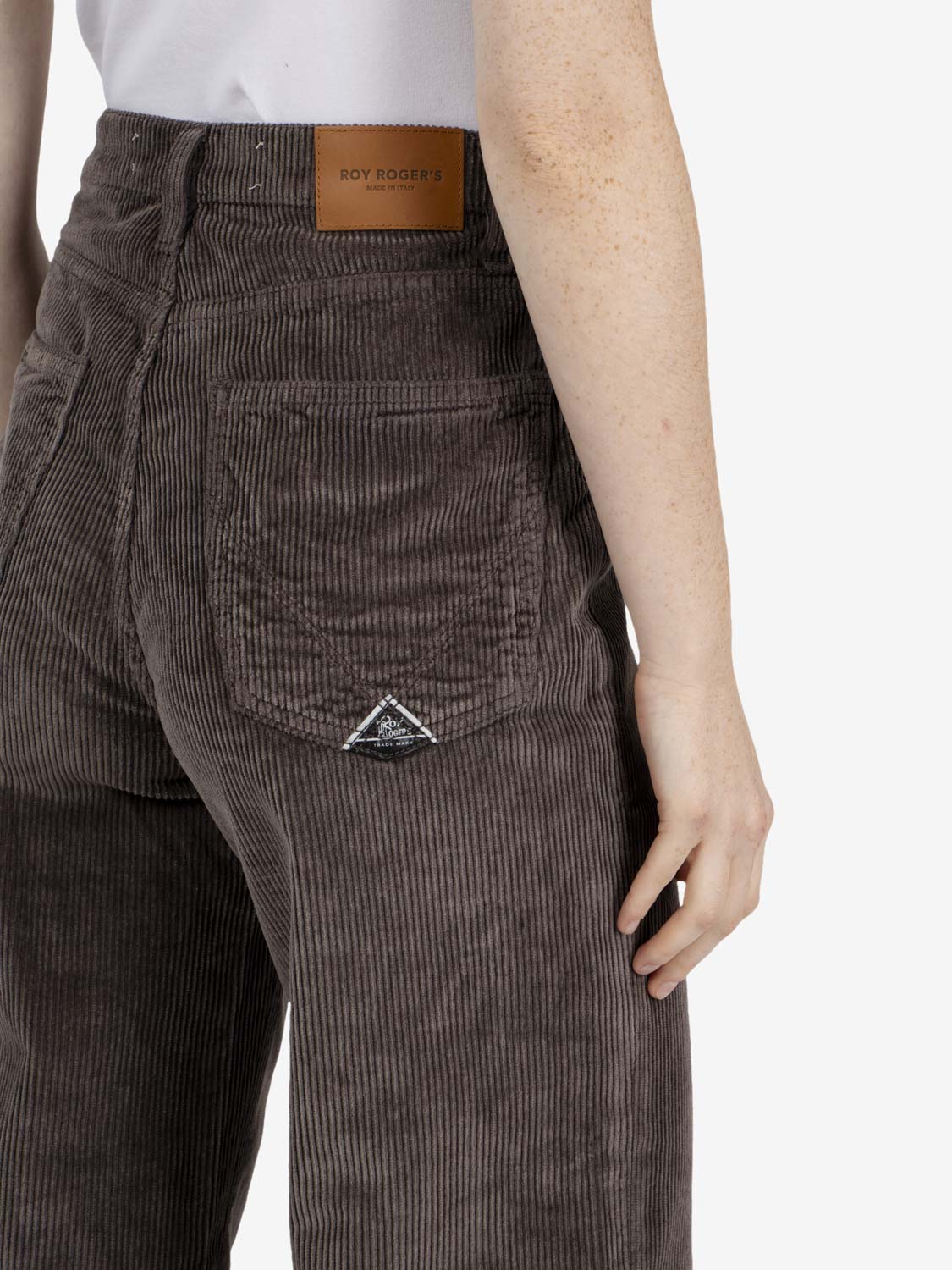 Pantaloni in velluto Marta marroni