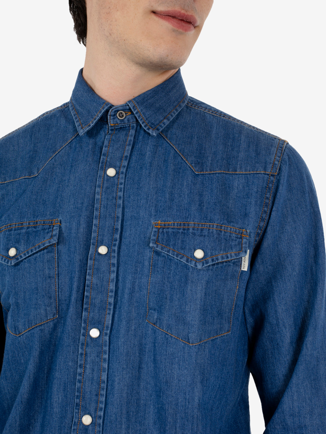Shirt Martin Denim Cobalt stone