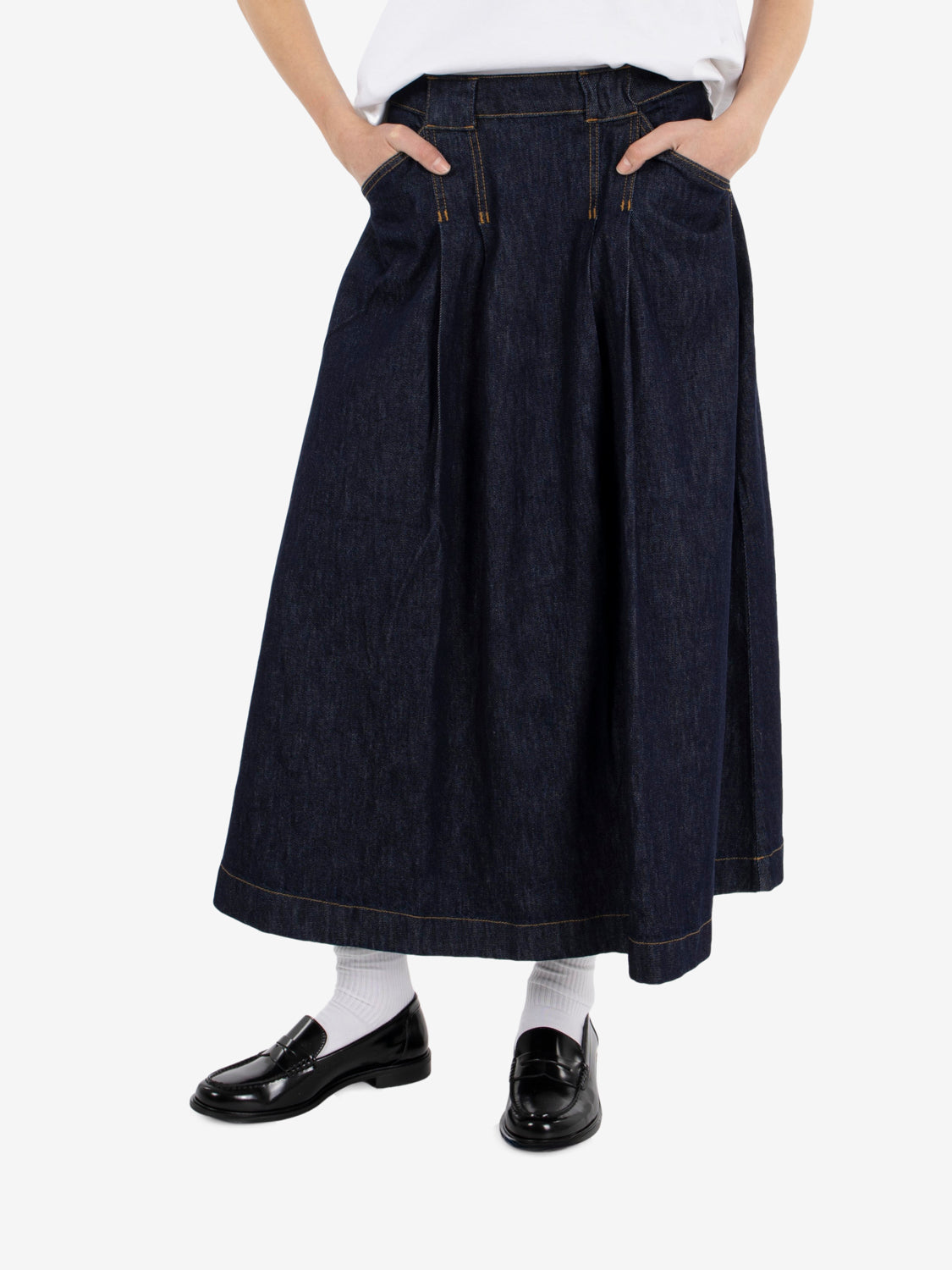 Skirt Cindy denim light rinse blu