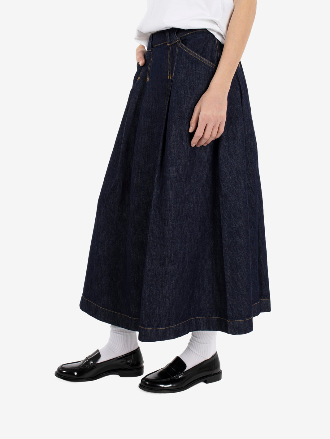 Skirt Cindy denim light rinse blu