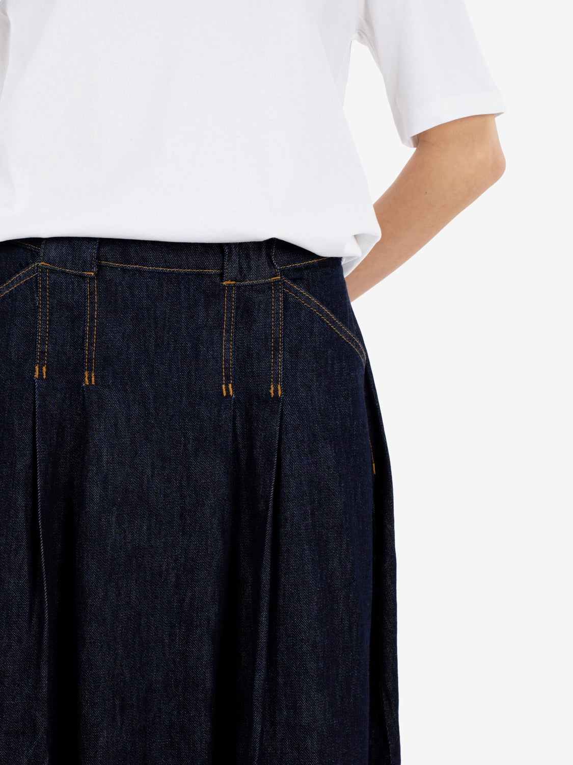 Skirt Cindy denim light rinse blu