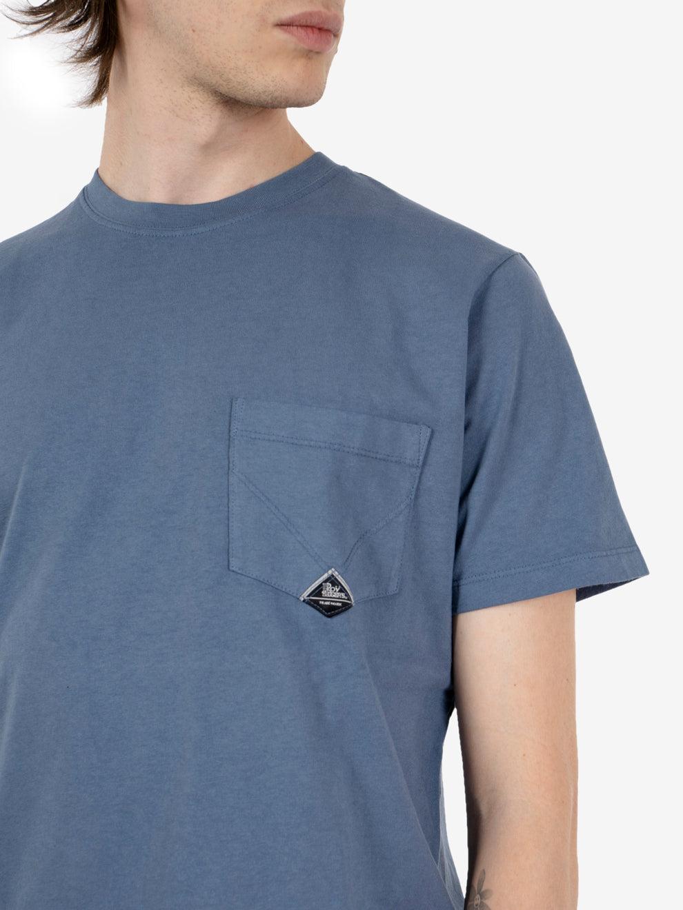 T-Shirt Pocket Heavy Jersey SW mid blue