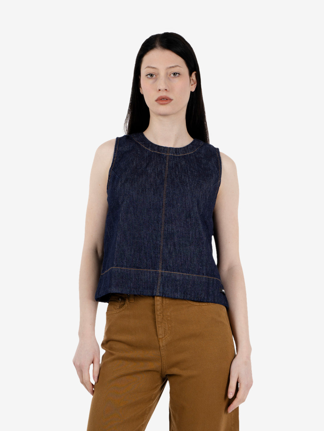 Top Lili light rinsed denim