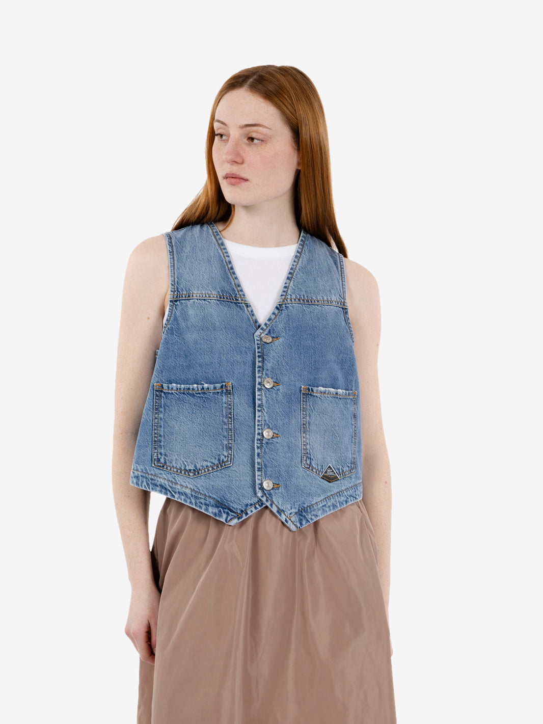 Vest Denim Tencel Ocean denim