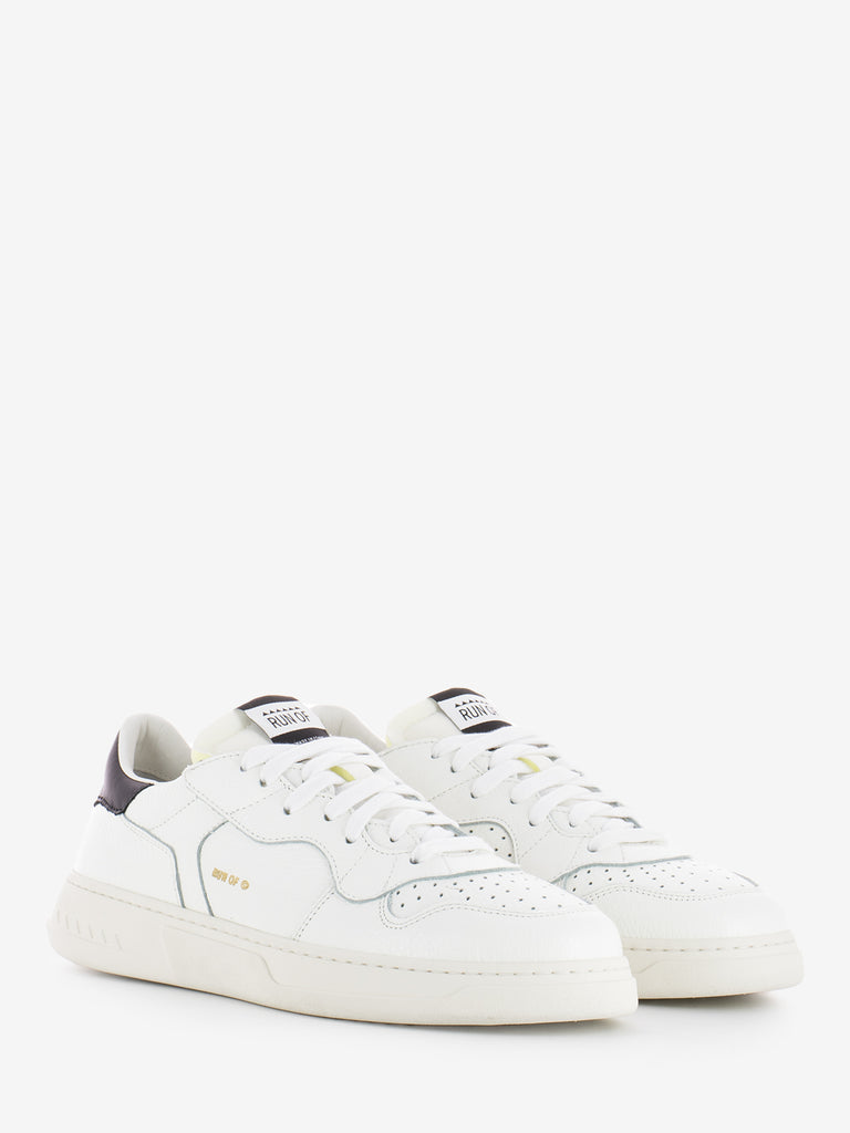 RUN OF - Sneakers Classic M-BK1 white