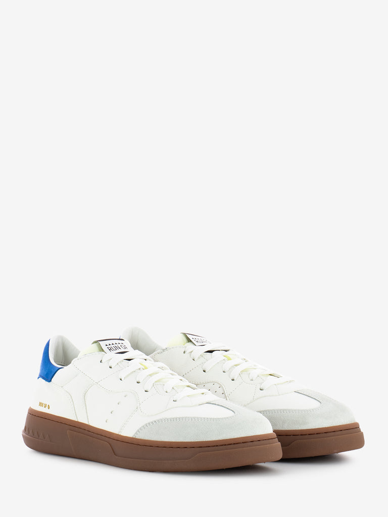 RUN OF - Sneakers Organic nappa bianco