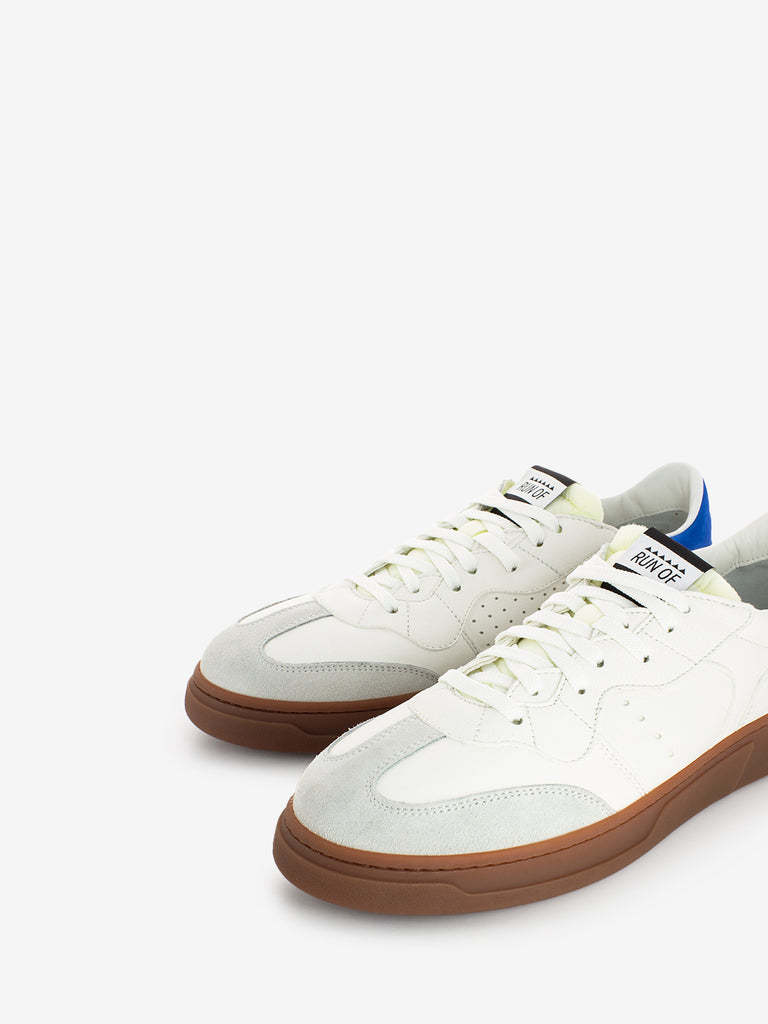 RUN OF - Sneakers Organic nappa bianco