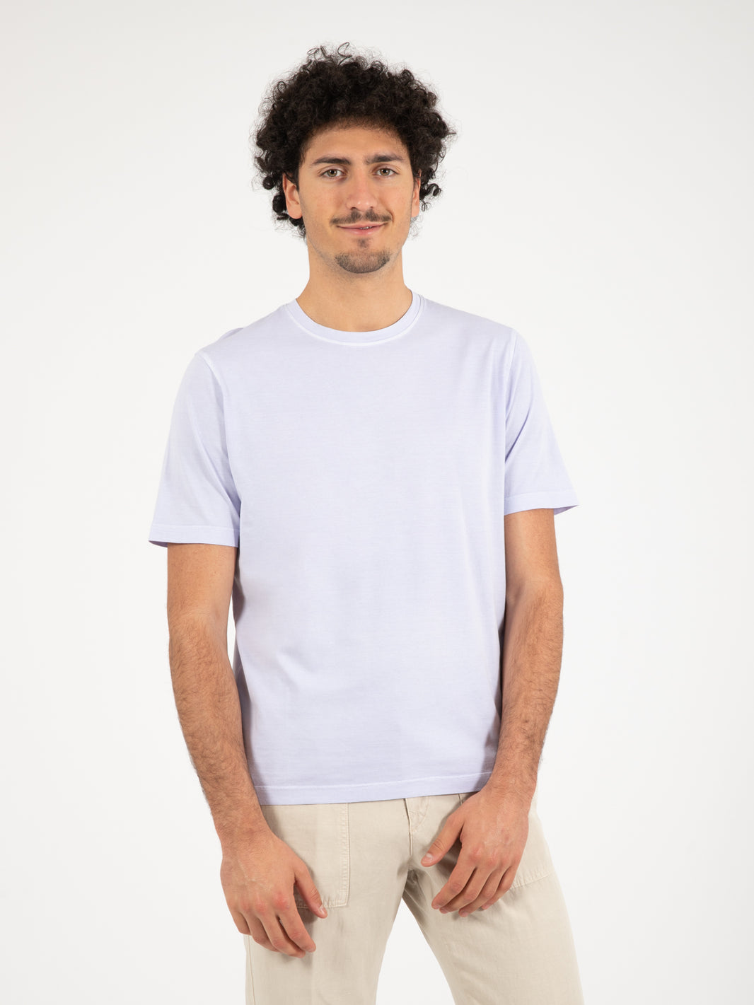 T-shirt Jervin in cotone glicine