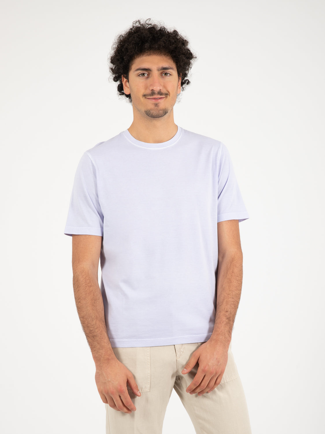 T-shirt Jervin in cotone glicine