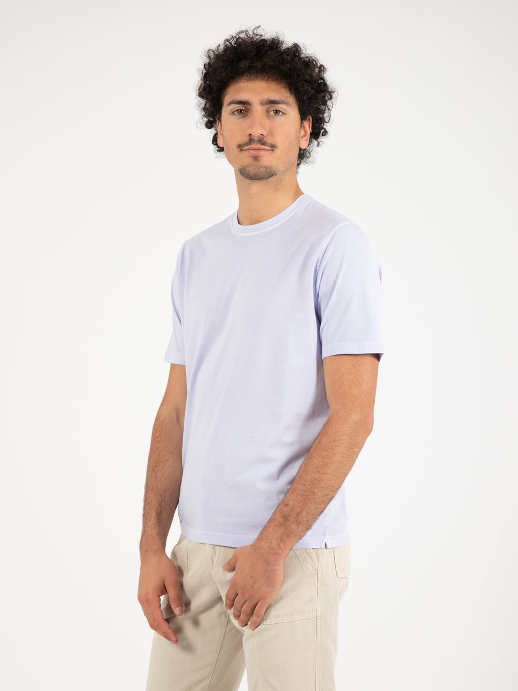 T-shirt Jervin in cotone glicine