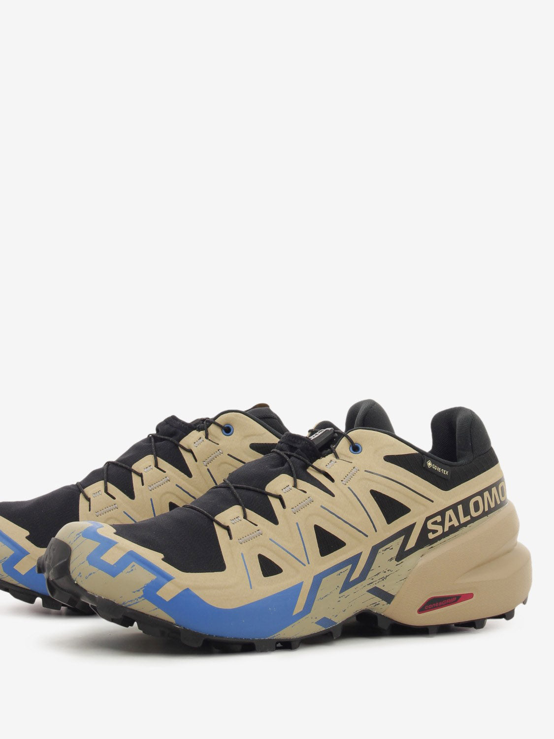 Speedcross 6 GTX black / desert tan / mykonos blue