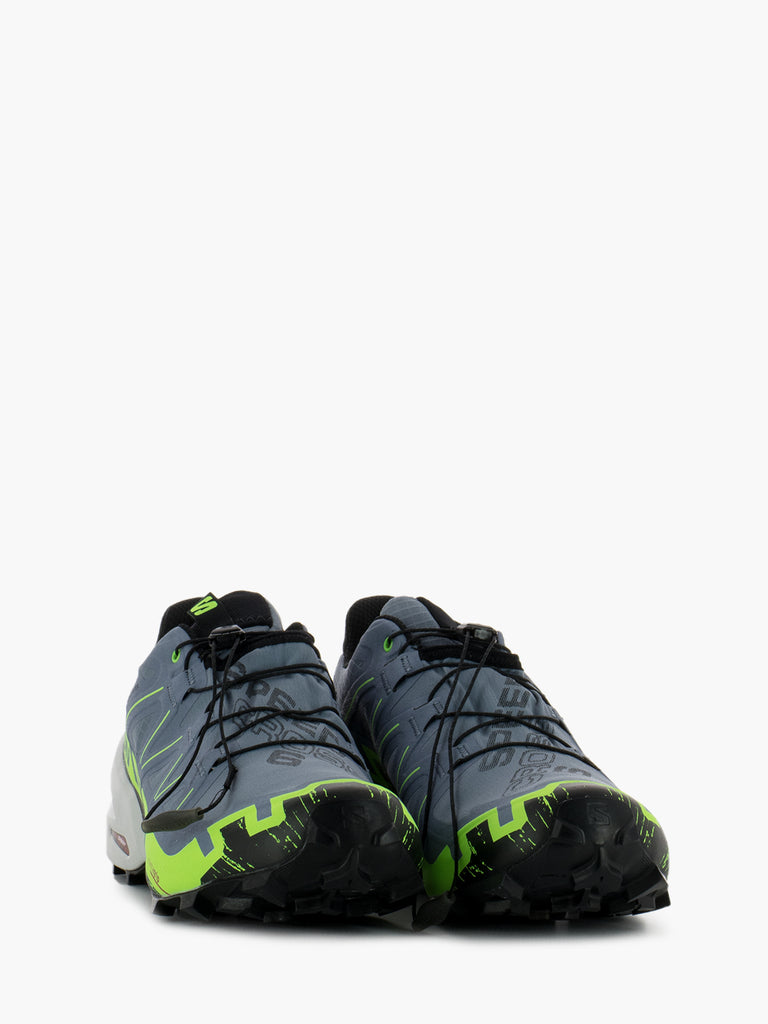 SALOMON-SPEEDCROSS 6 GTX FLINT STONE/GREEN GECKO/BLACK - Trail running shoes