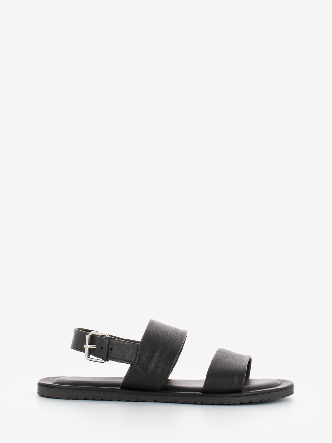 Sandali con doppia fascia moka
