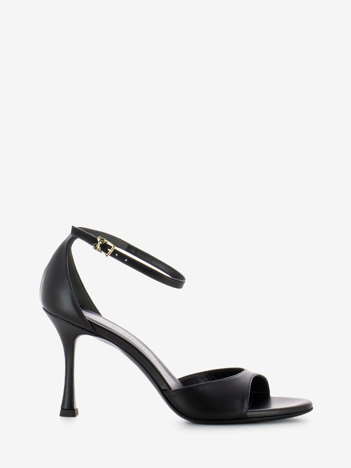 Sandali con tacco Calf nero
