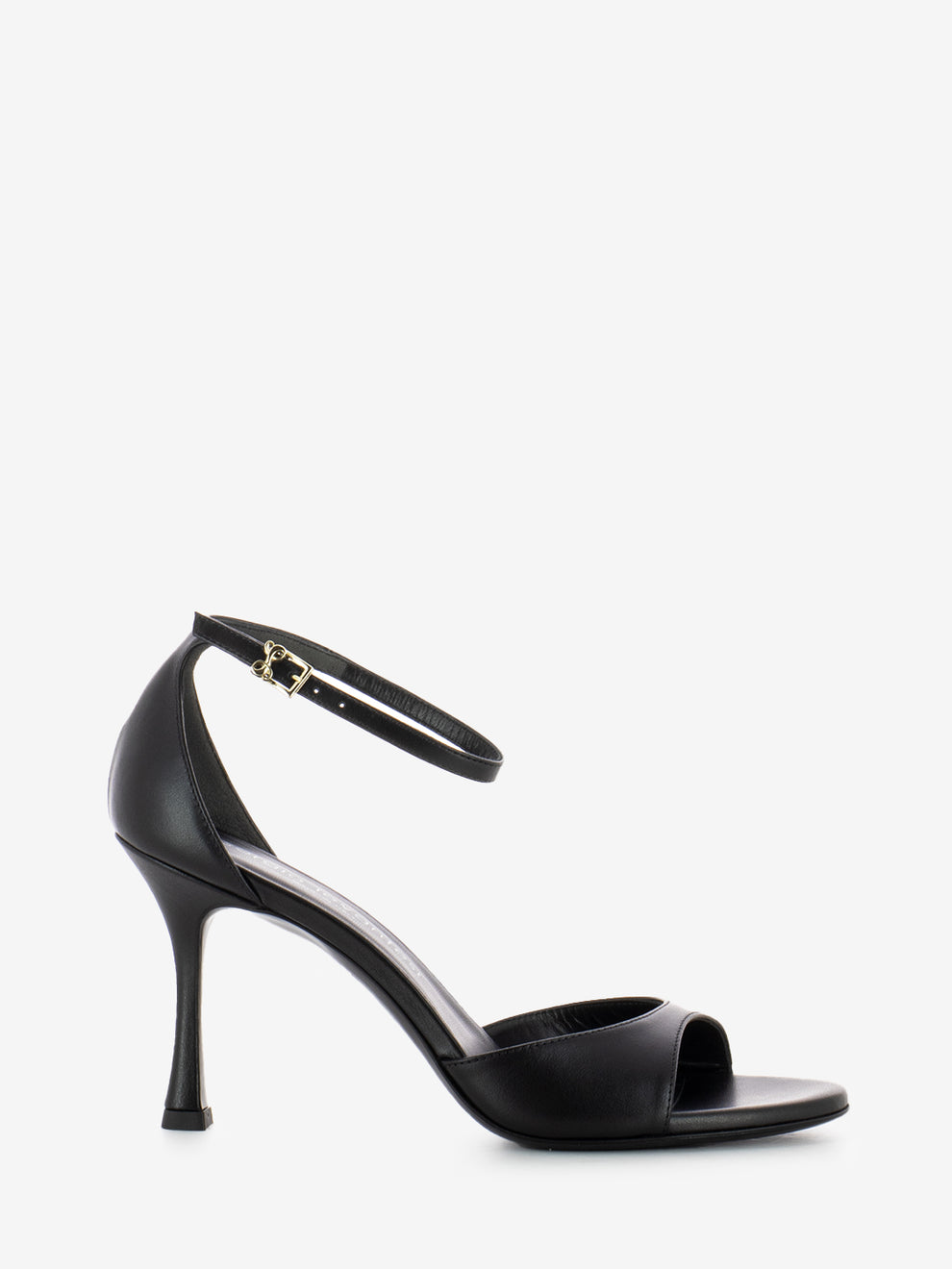 Sandali con tacco Calf nero