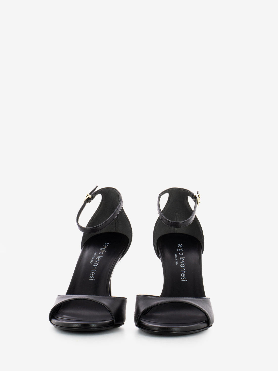 Sandali con tacco Calf nero