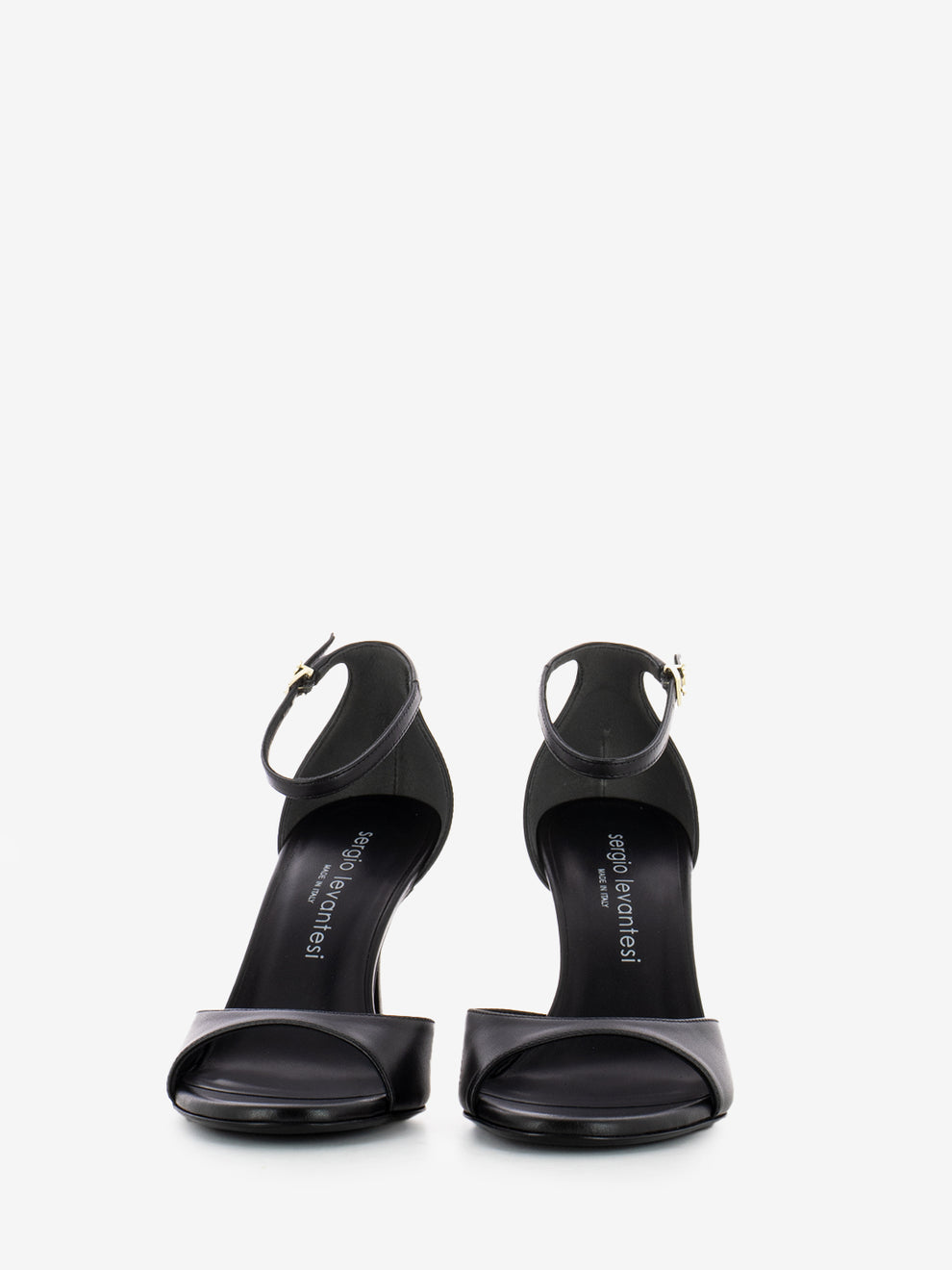 Sandali con tacco Calf nero