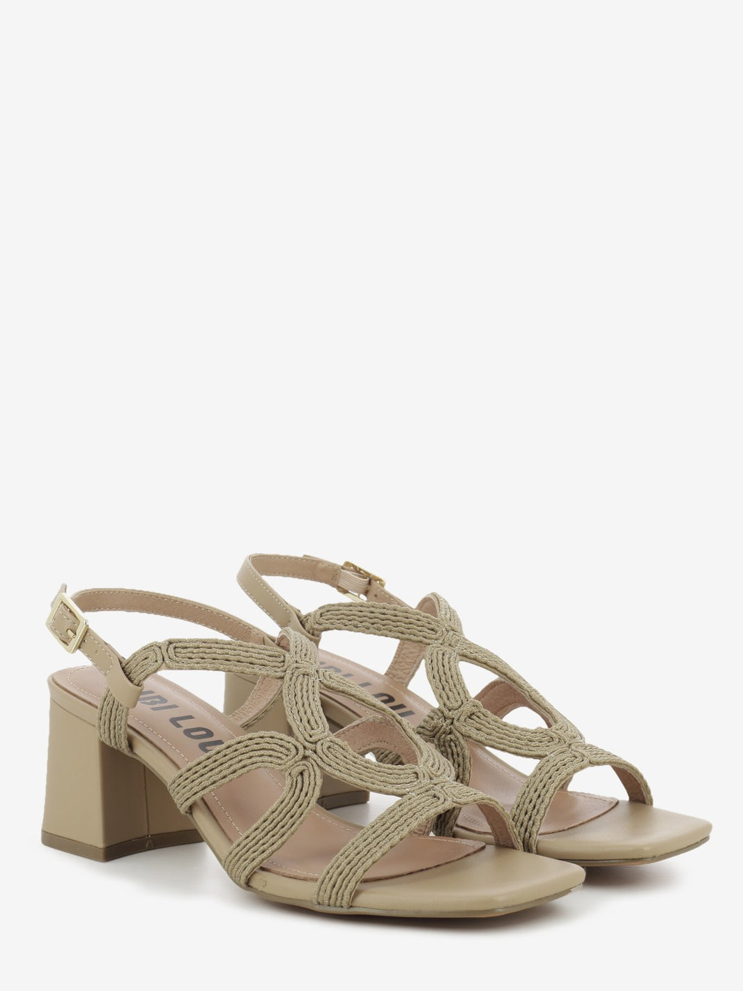 Meli camel heeled sandals