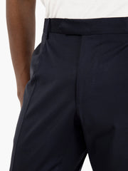 SANTANIELLO - Abito fresco lana navy