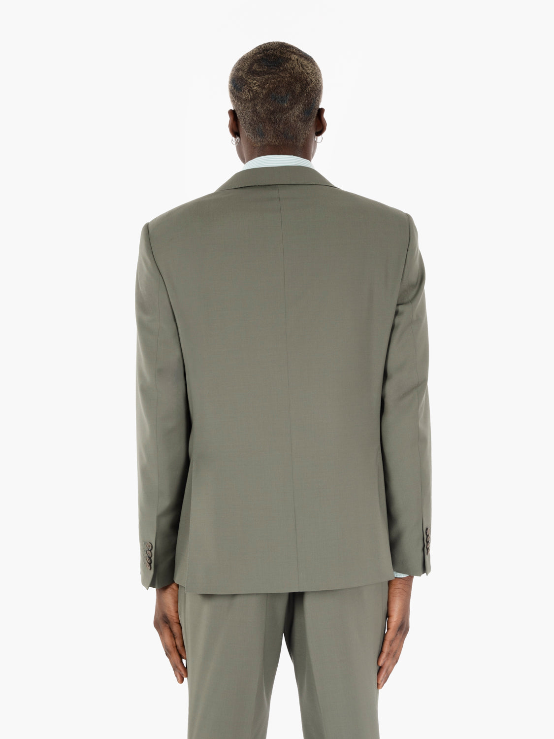 Fresh green wool dress