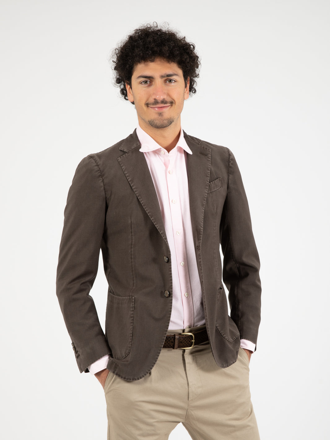 Dark green wool cool blazer