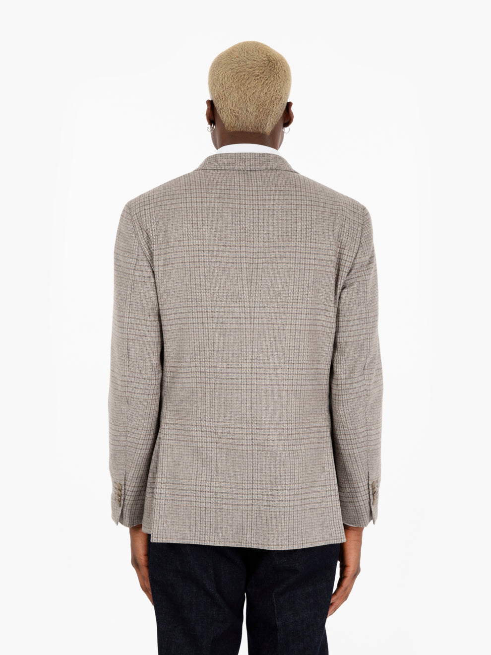 Natural/Grey Wales Flannel Blazer