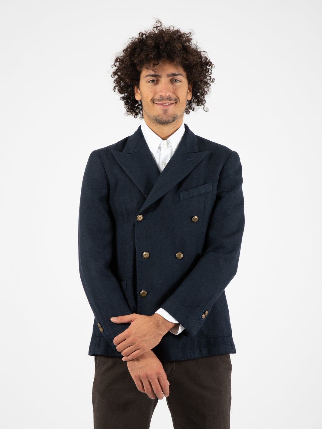 Bluette twisted carded wool blazer