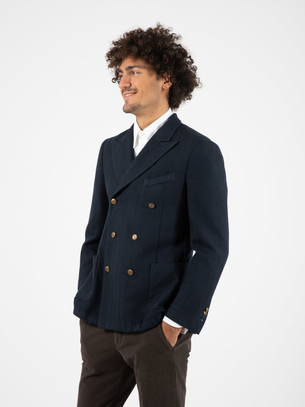 Bluette twisted carded wool blazer