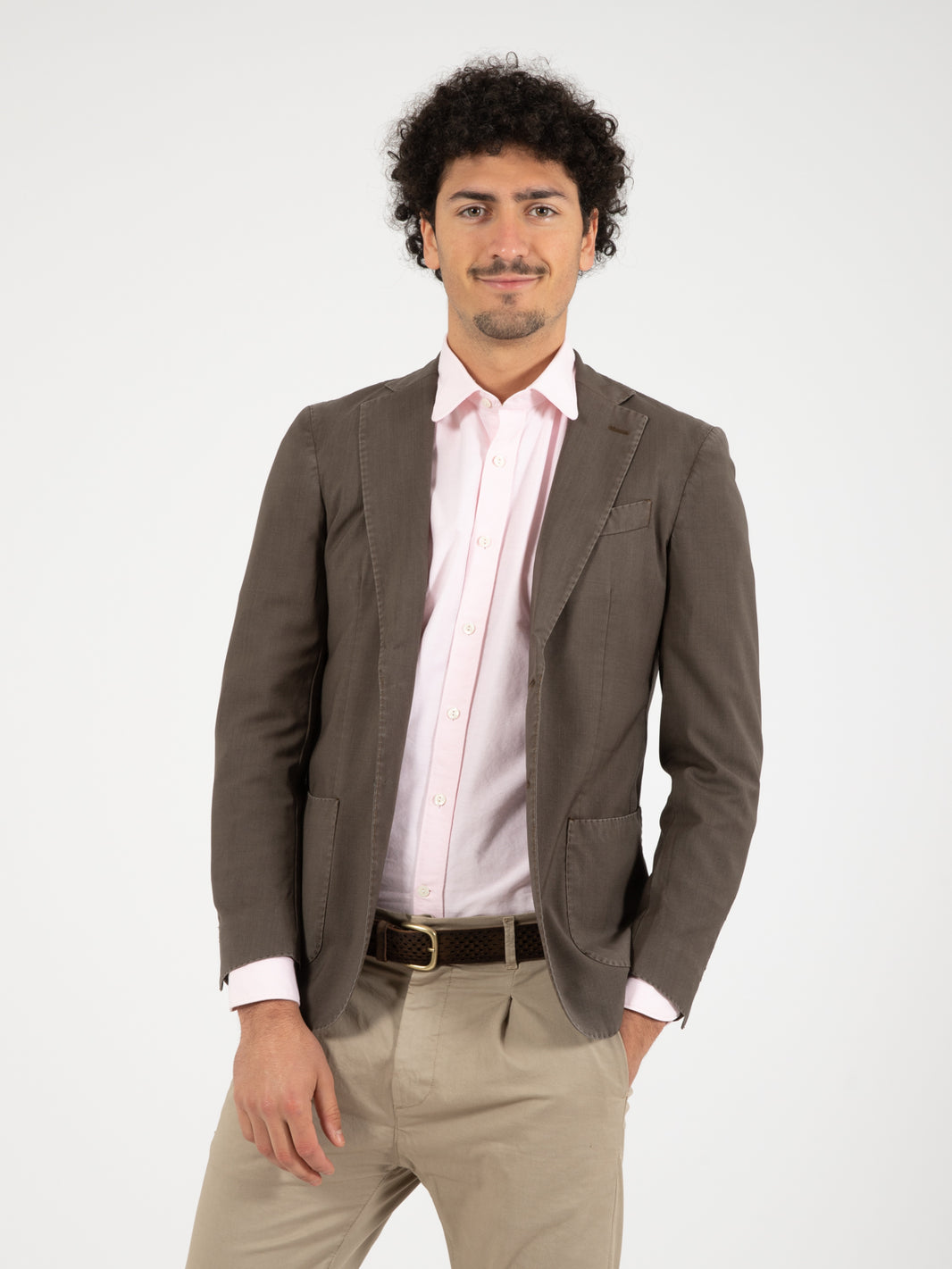 Mud virgin wool blazer 