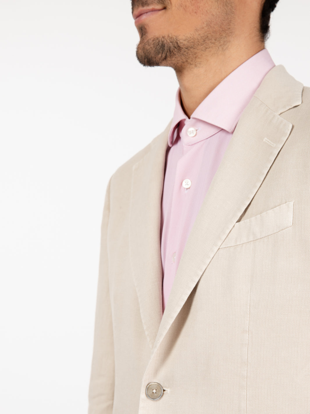 Sand ramie cotton jacket