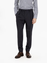 Blue carrot fit trousers