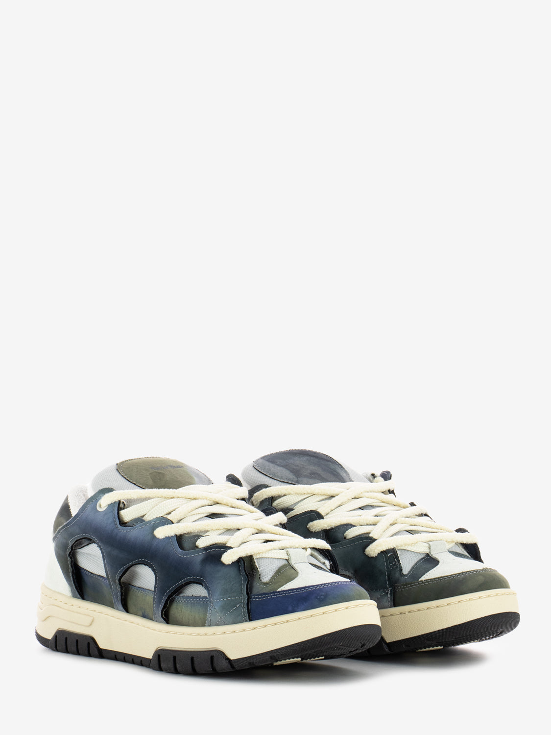 Model 1 fear tie dye sneakers