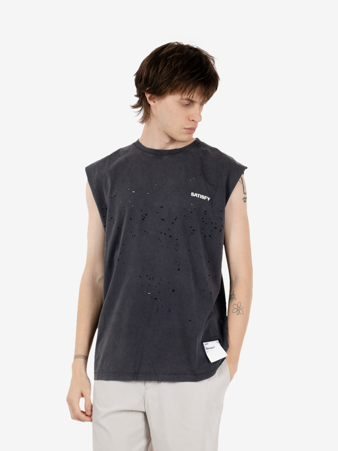 MothTech™ Muscle Tee faded black