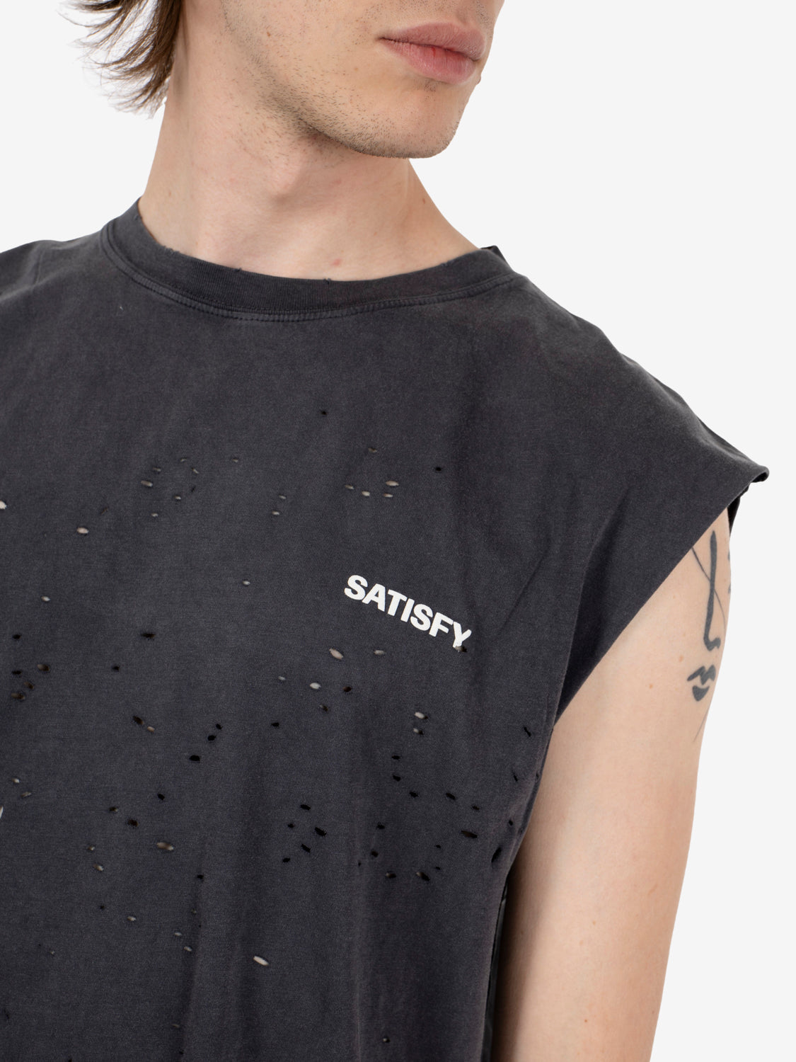 MothTech™ Muscle Tee faded black