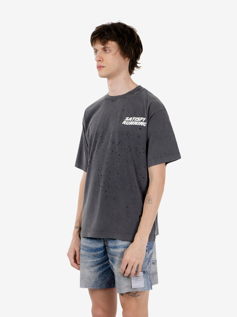 MothTech™ T‑Shirt cotton aged black