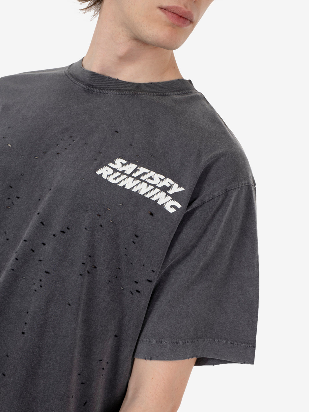 MothTech™ T‑Shirt cotton aged black