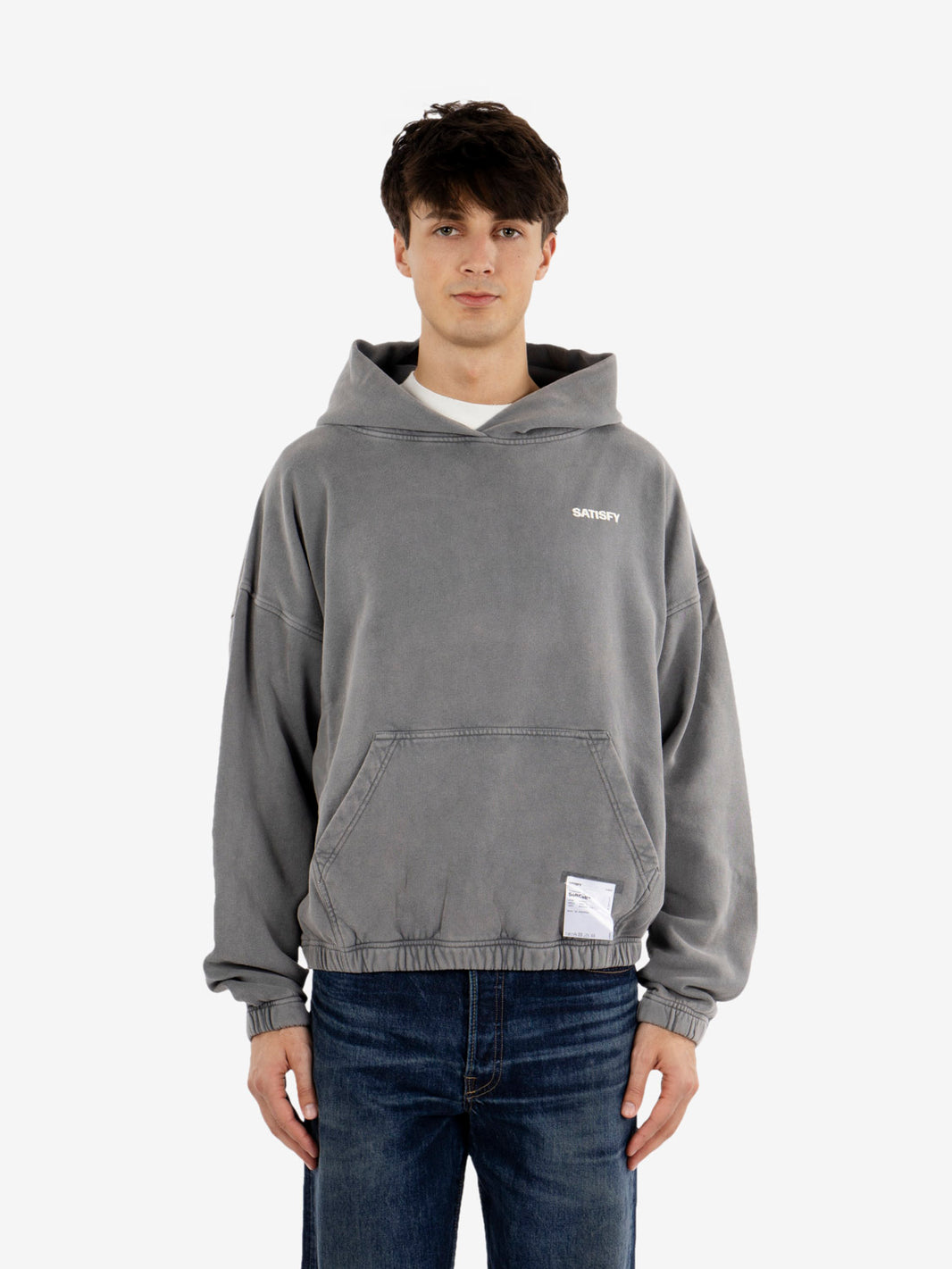 Softcell hoodie aged grey