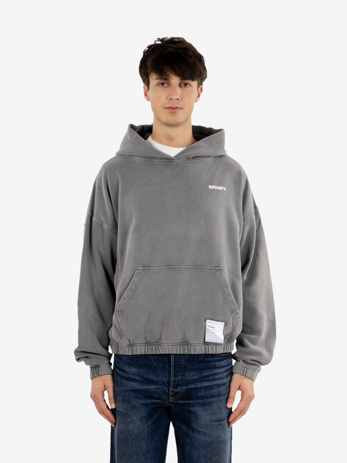 Softcell hoodie aged grey