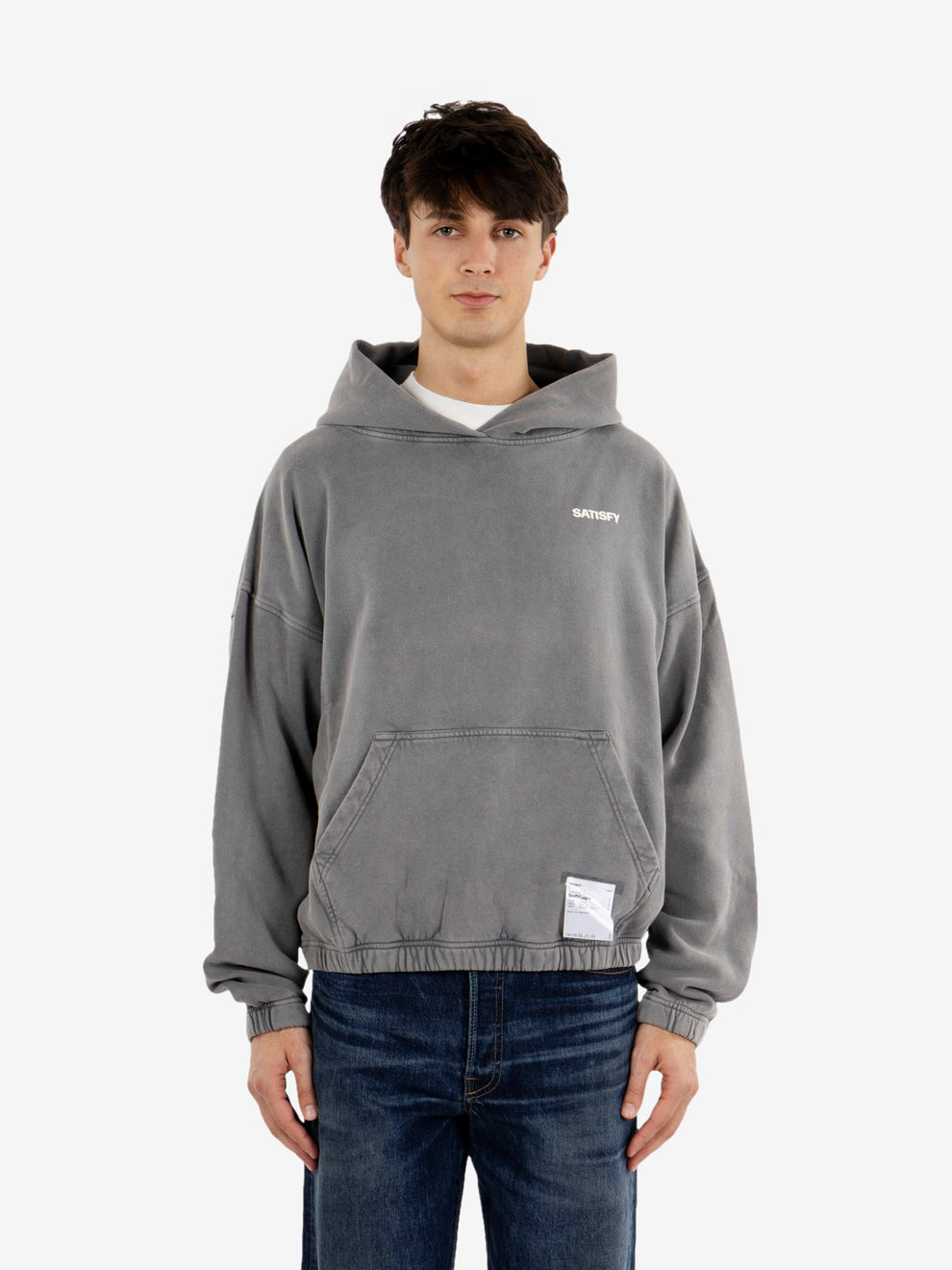 Softcell hoodie aged grey